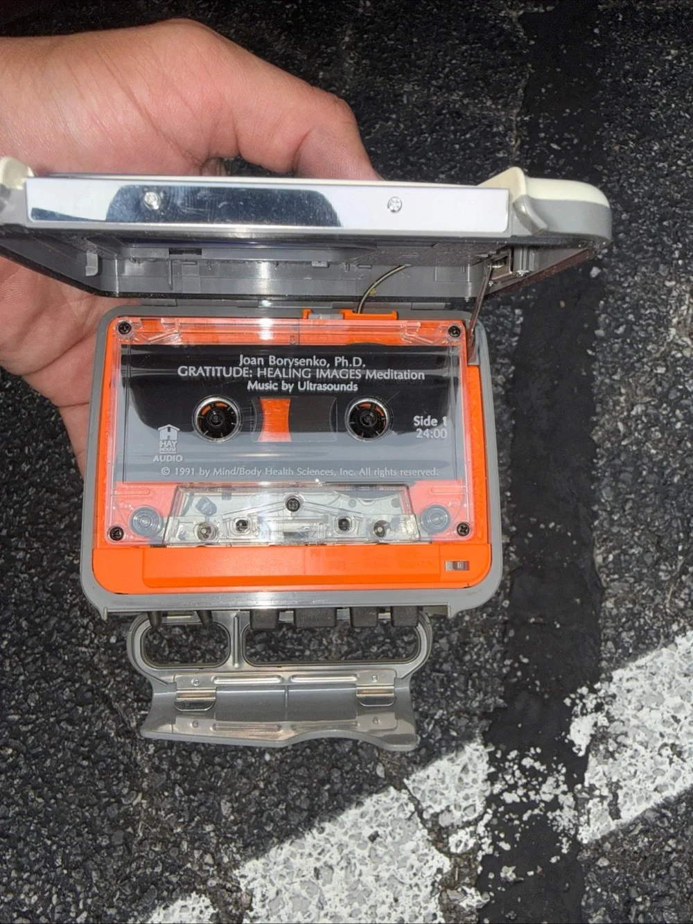 Sony Sports Walkman Portable Cassette Player - Cream & Gray